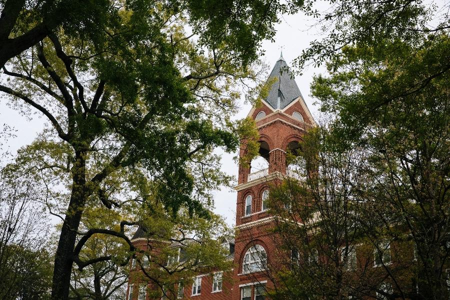 Agnes Scott College stonework arch way